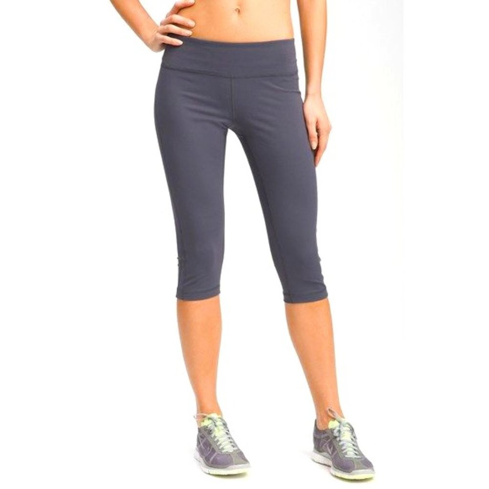 Zella (Nordstrom Brand) Live In Slim Fit Blue-Gray Capri Leggings